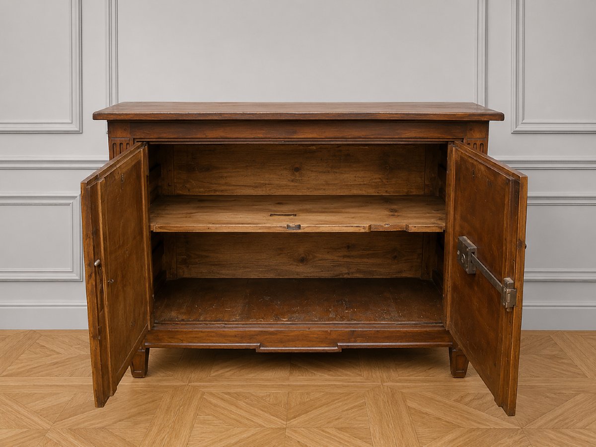 Louis XVI Period Trompe-l'oeil Sideboard And Chest Of Drawers-photo-2