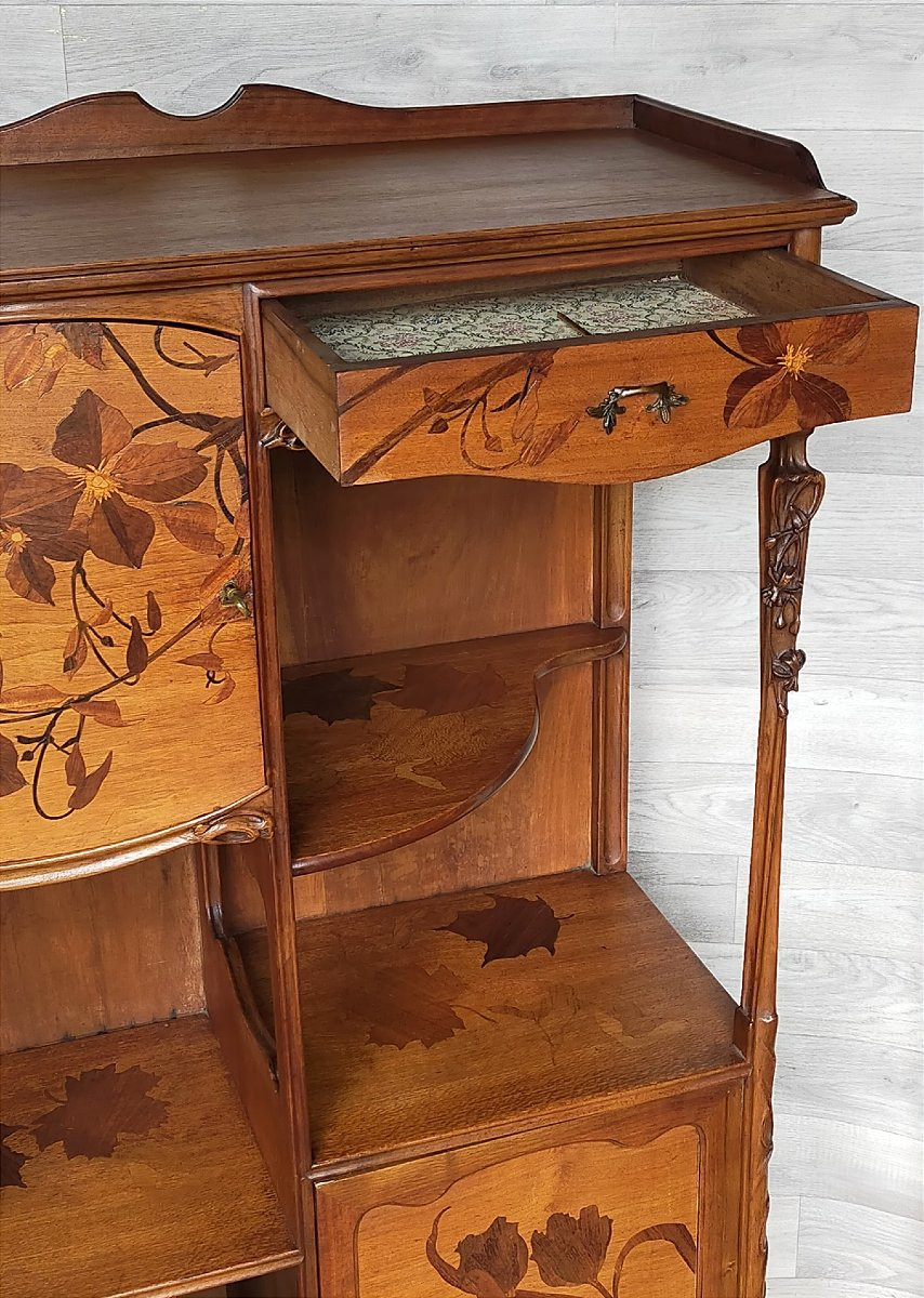 Louis Majorelle meuble de pr&eacute;sentation collectionneur Art Nouveau -photo-2