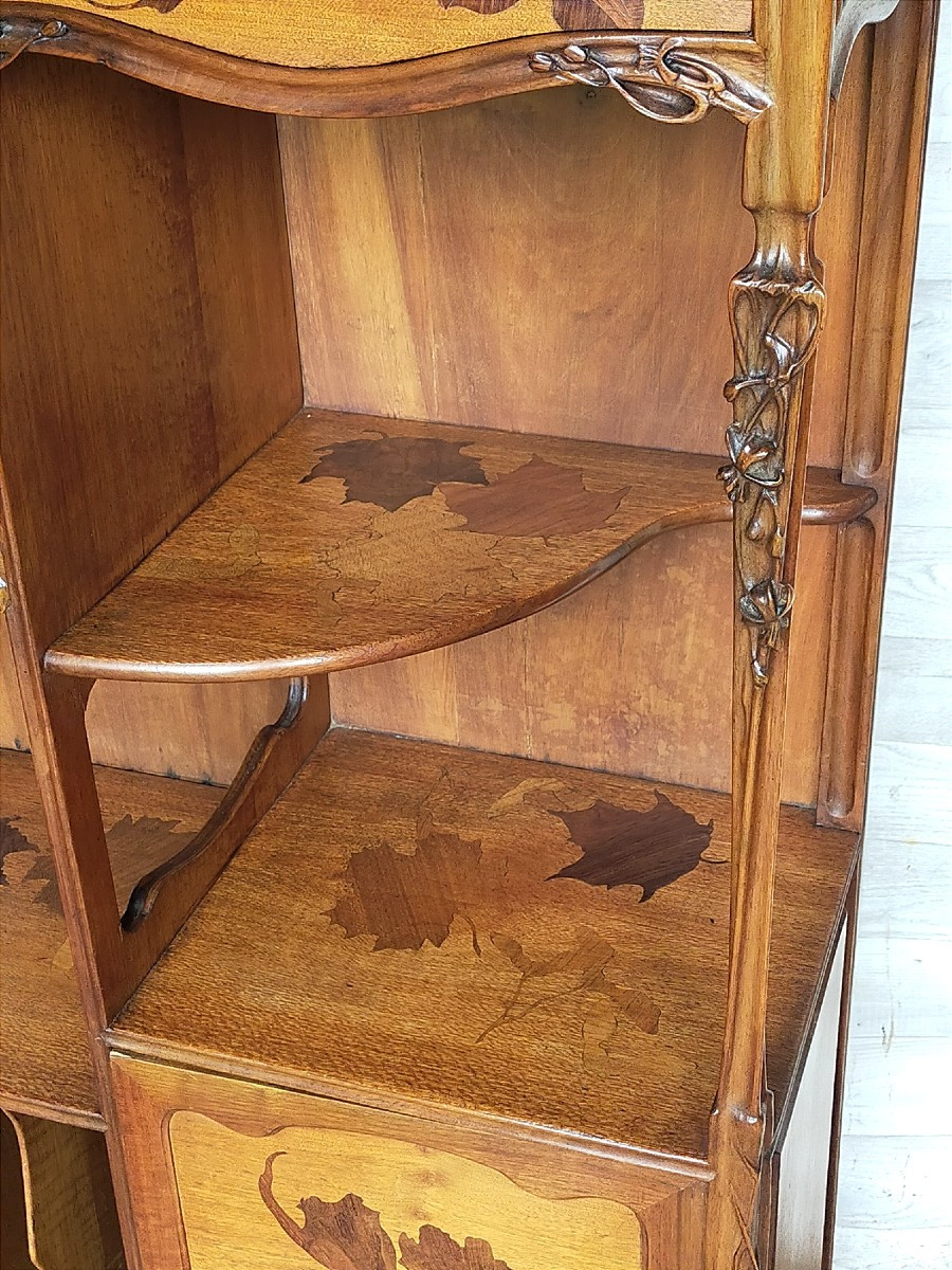 Louis Majorelle meuble de pr&eacute;sentation collectionneur Art Nouveau -photo-4