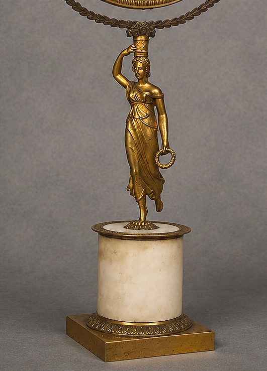 Empire Period Gilt Bronze Psyche Mirror-photo-2