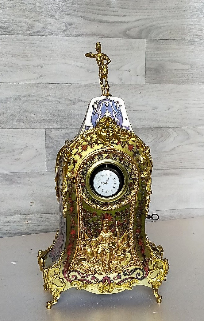 Watch-holder In Boulle Cartel Marquetry-photo-2