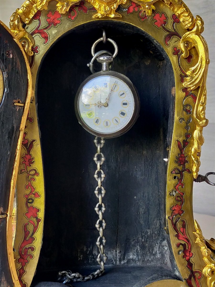 Watch-holder In Boulle Cartel Marquetry-photo-1