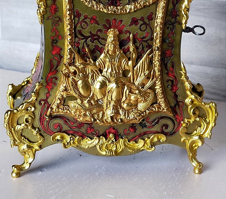 Watch-holder In Boulle Cartel Marquetry-photo-2