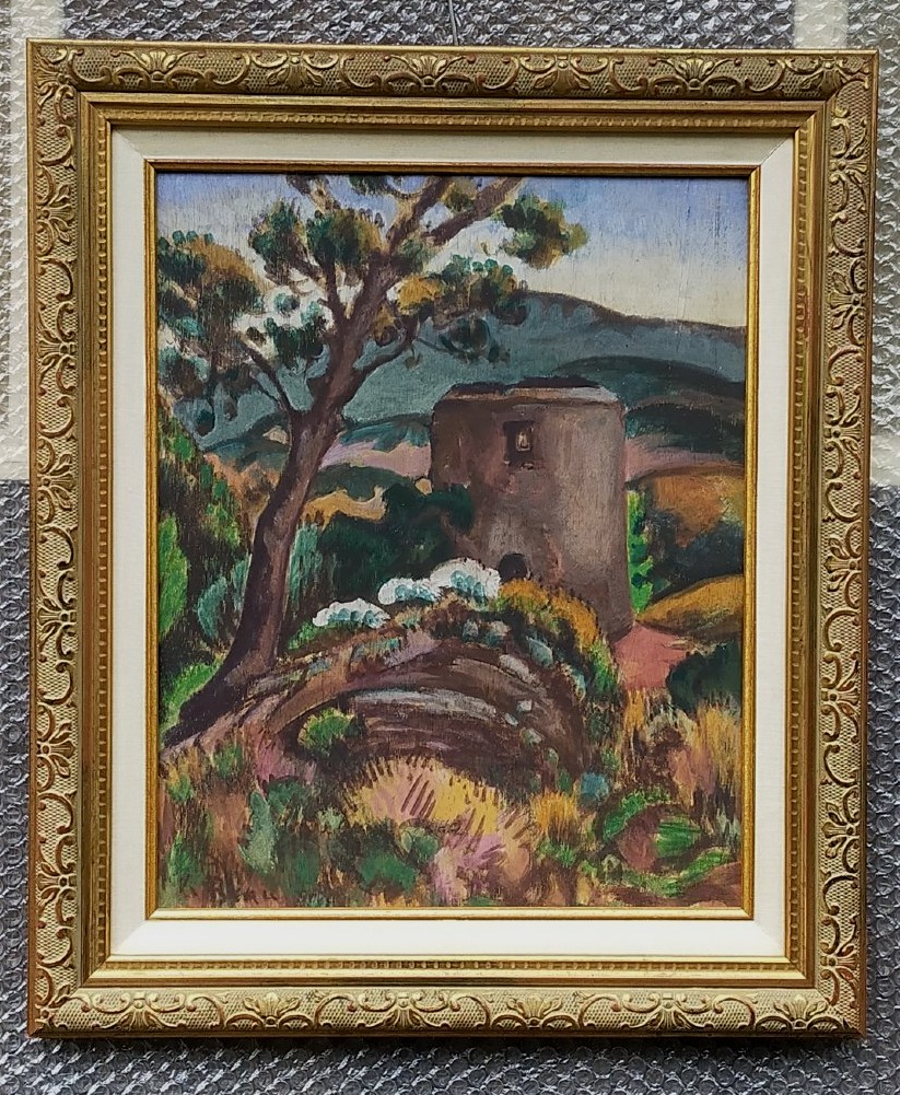 Alcide Le Beau 1873/1943 Provencal Or Corsican Landscape