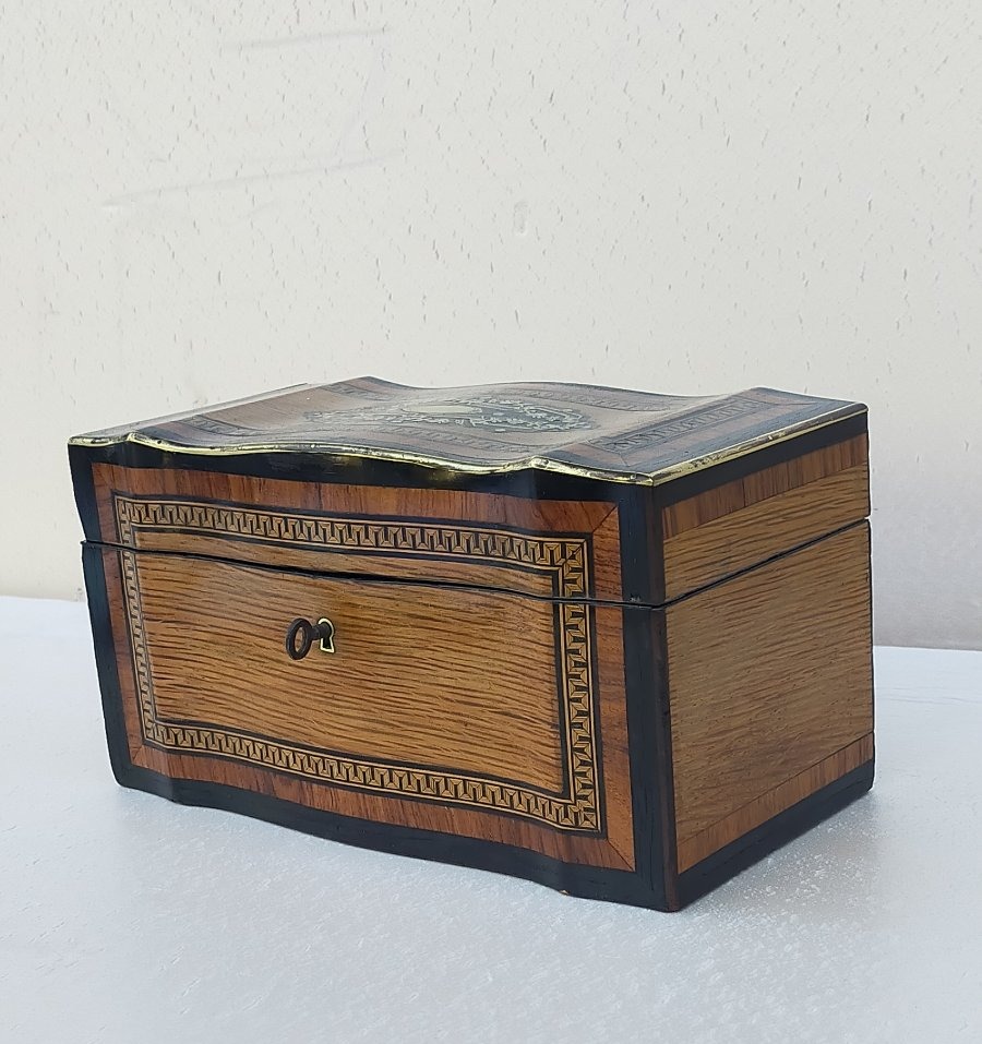 Napoleon III Marquetry Tea Chest-photo-2