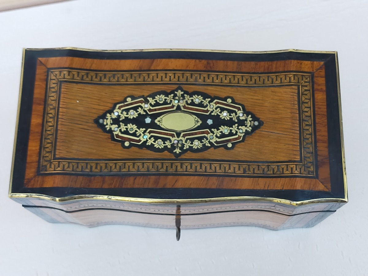 Napoleon III Marquetry Tea Chest