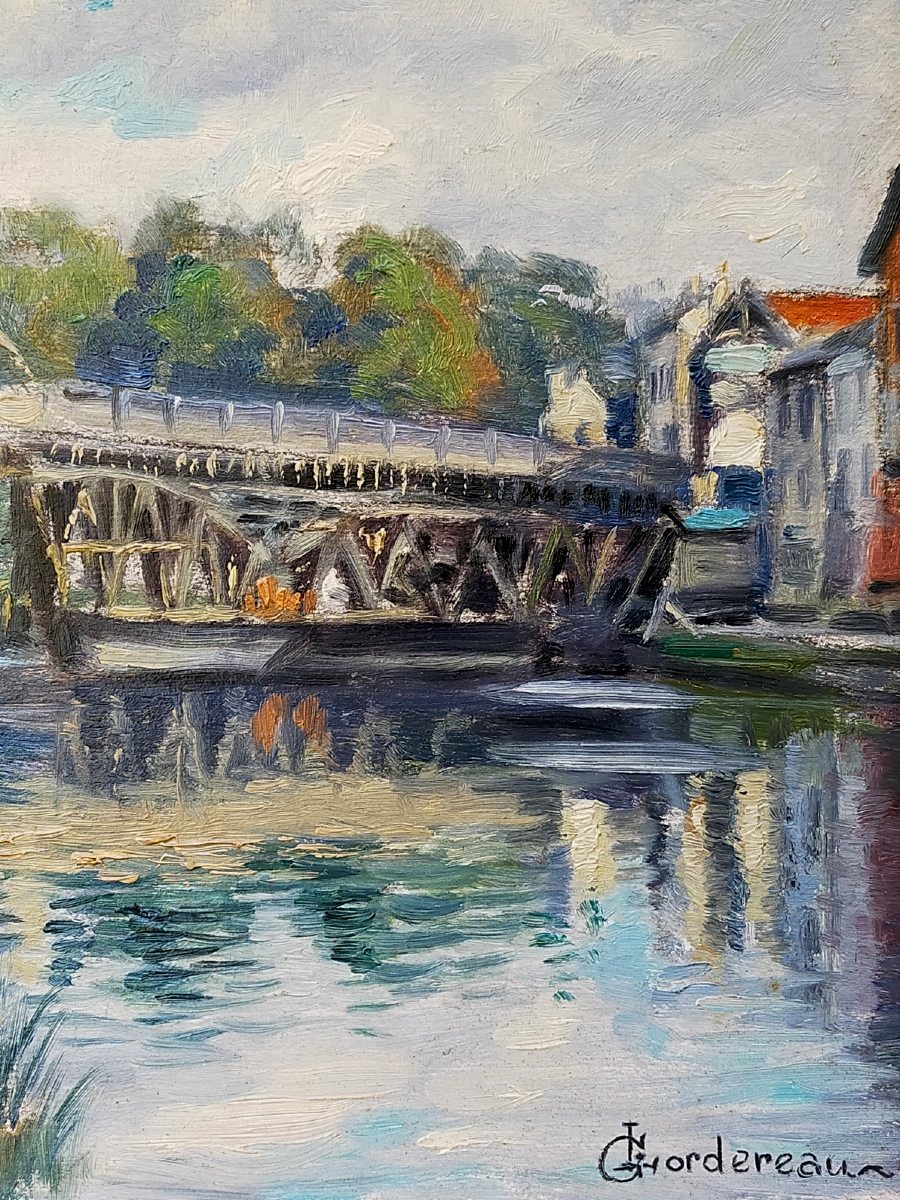 pont de  Lagny Sur Marne seine et marne GEORGES LORDEREAU 1882-1959-photo-3