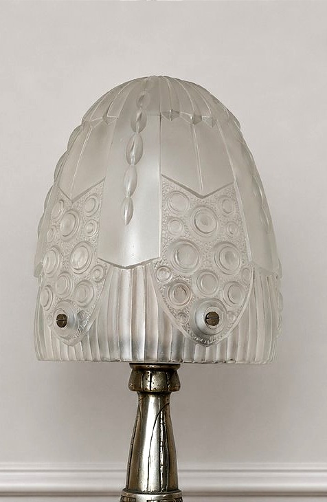 Lampe de table Art Déco par Georges Leleu (1883-1961)-photo-2