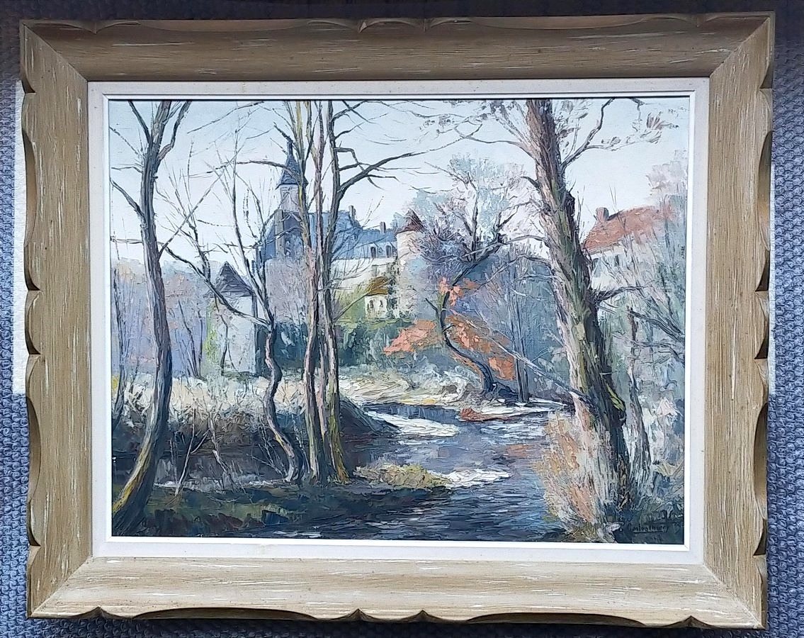 Gaston Thiéry (1922–2013)  “gargilesse, Morning View” Crozant School (detroy Osterlind)