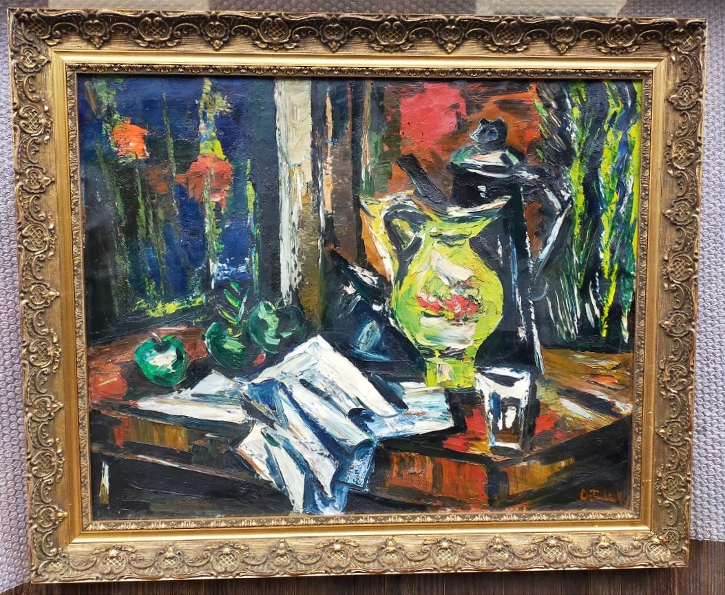 Anders OSTERLIND (1887-1960) Nature morte au pichet jaune Ecole de Crozant ( alluaud detroy )