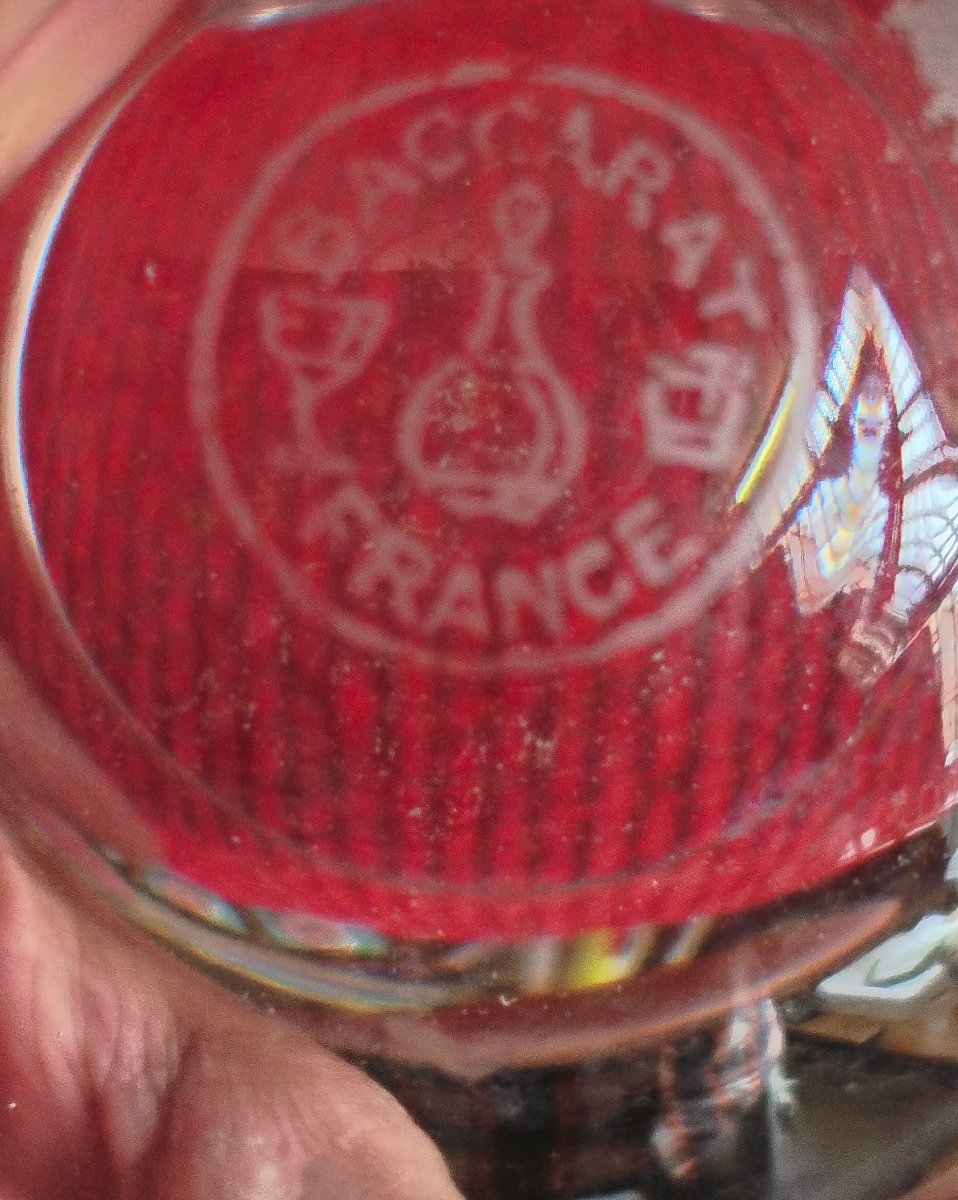 8 verres gobelet en cristal de Baccarat-photo-3