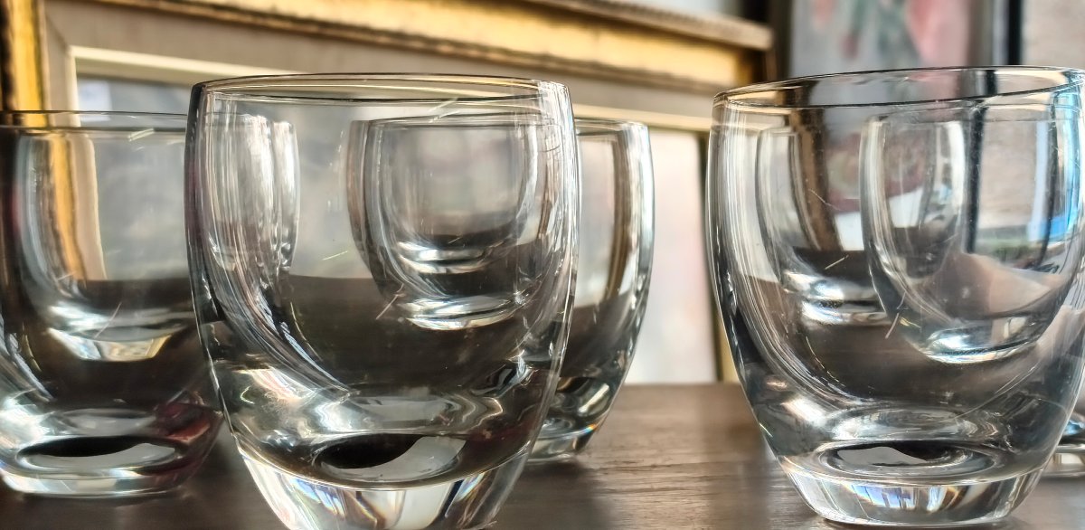 8 verres gobelet en cristal de Baccarat
