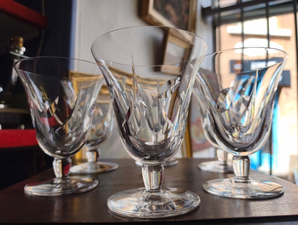Six  ou douze verres a eau saint louis -photo-4