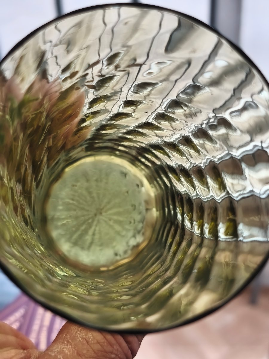 Dix verres a orangeade en verre émaillé (George Sand)-photo-1