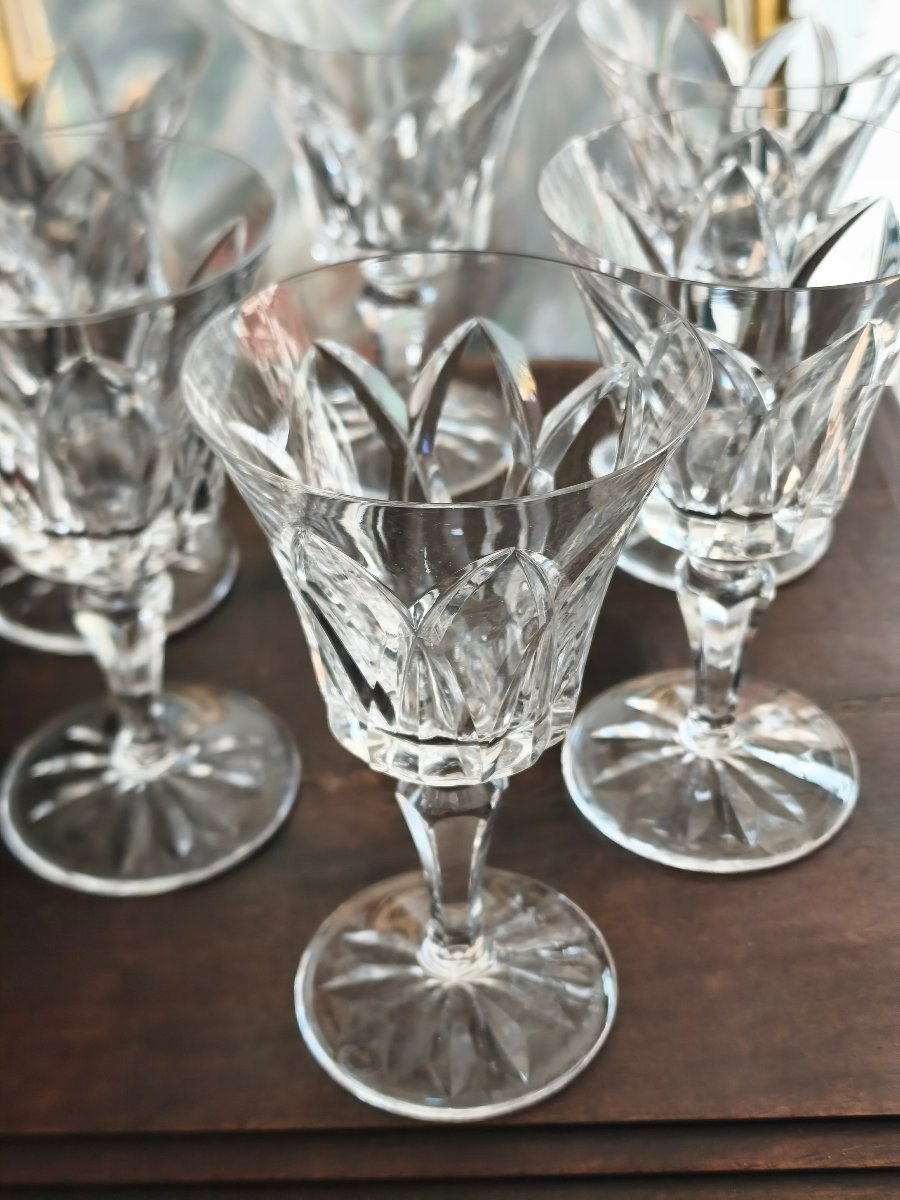 6 Or 12 Saint-louis Camargue Crystal Glasses-photo-3