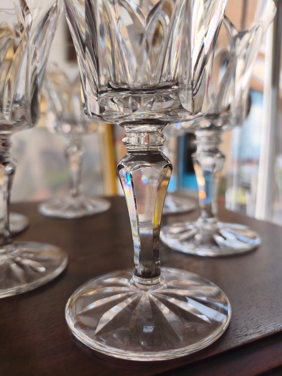 6 Or 12 Saint-louis Camargue Crystal Glasses-photo-4