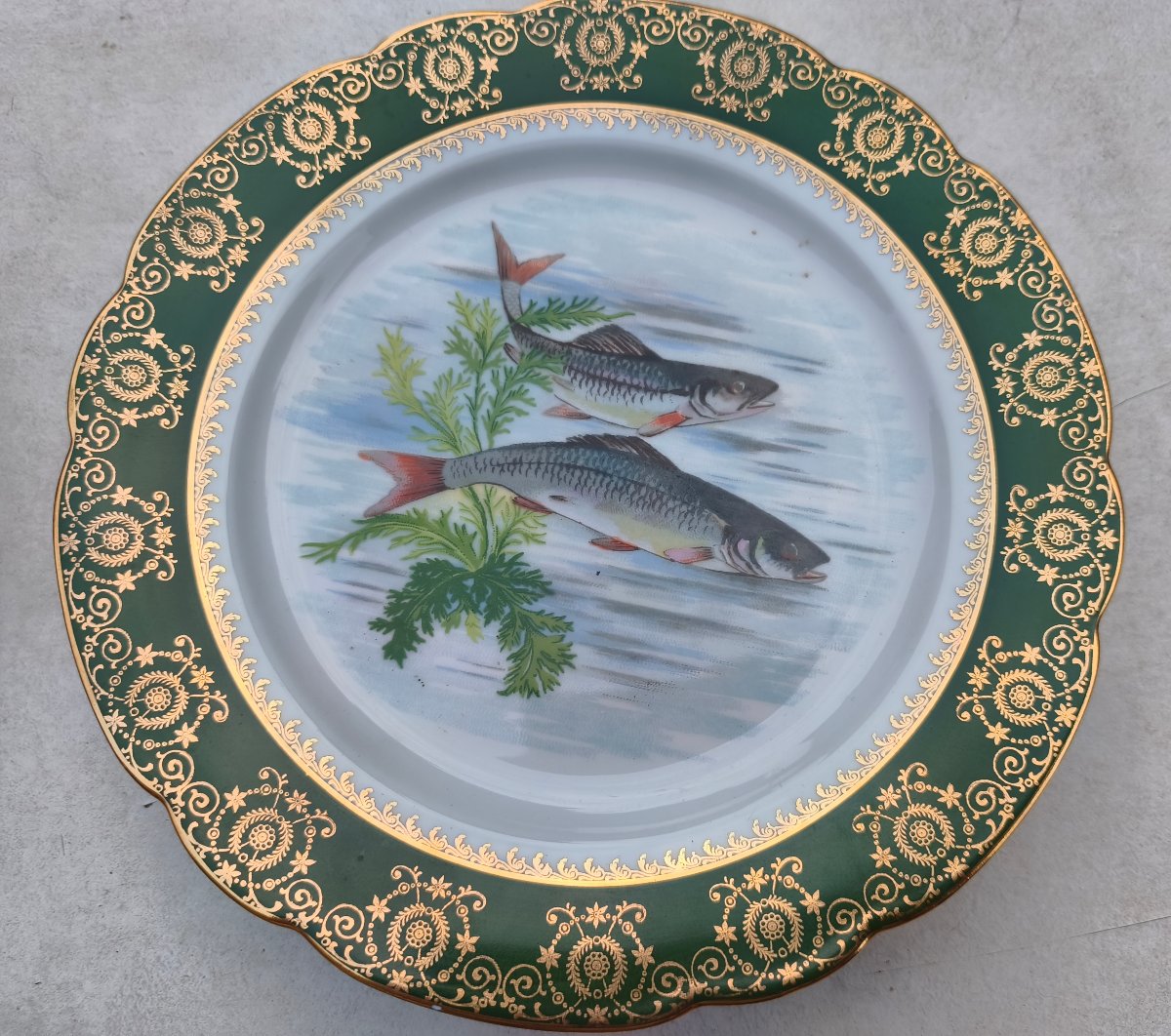 Service à poisson en porcelaine Bavaria-photo-3