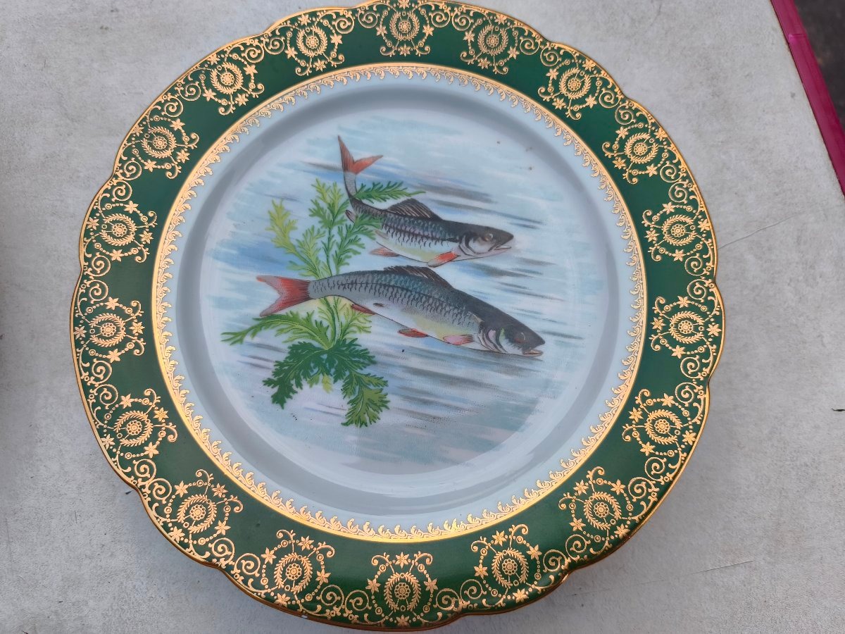 Service à poisson en porcelaine Bavaria-photo-2