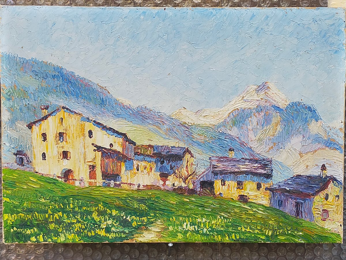 Rodolfo Olgiati (1887–1930). Swiss Alps 