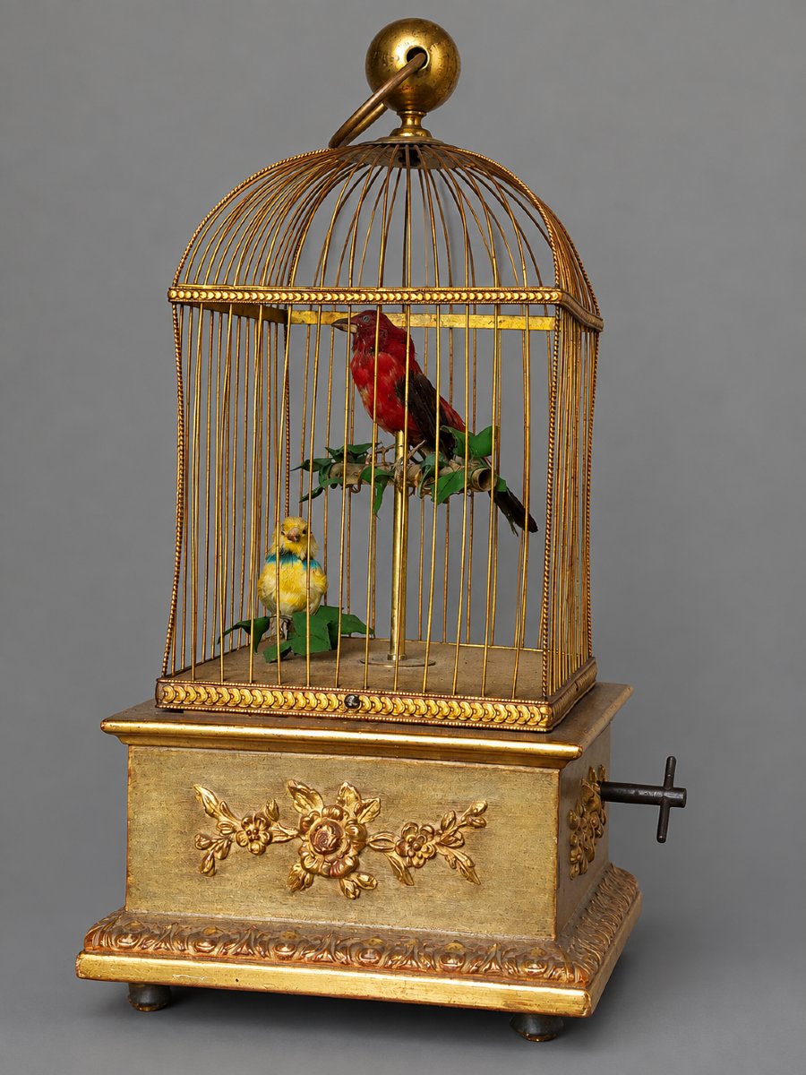 Napoleon III Whistling Bird Cage, Large Model-photo-2