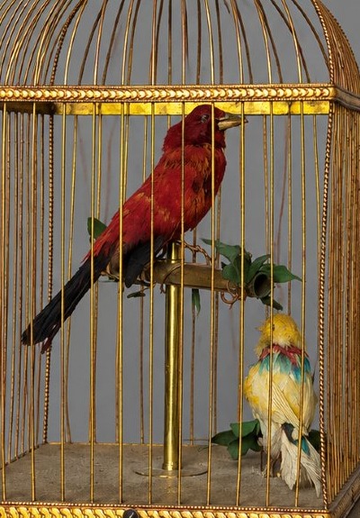 Napoleon III Whistling Bird Cage, Large Model-photo-4