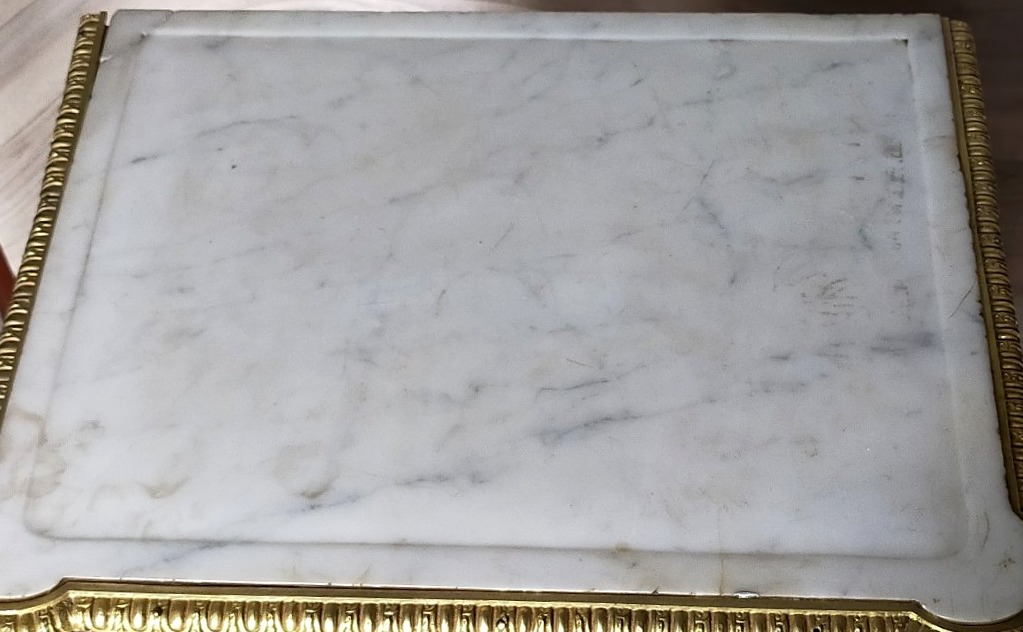Petit Meuble Chevet en marqueterie boulle (semainier chiffonnier)-photo-1