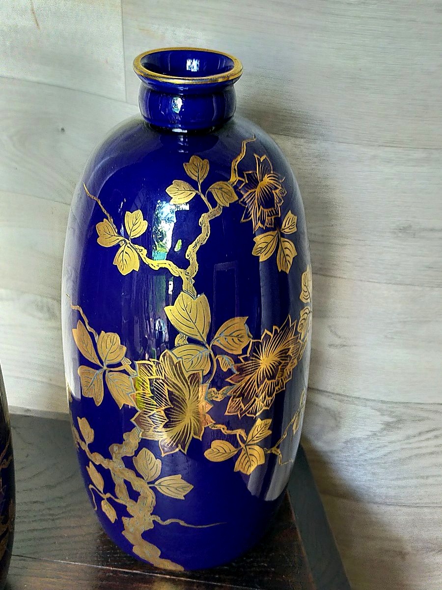 Paire de vases  saint radegonde ou limoges -photo-3