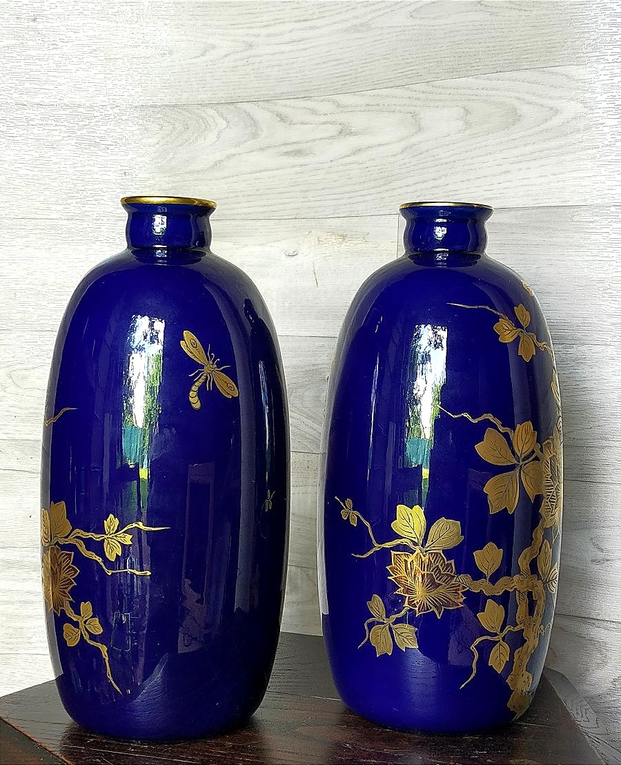 Paire de vases  saint radegonde ou limoges -photo-4