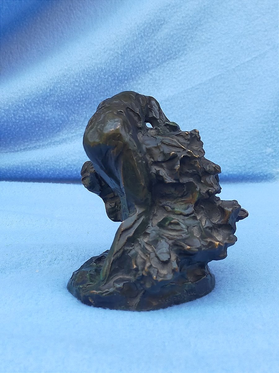Aimé-Jules DALOU (1838-1902) Bronze le ramasseur fondeur susse frères cire perdue -photo-2