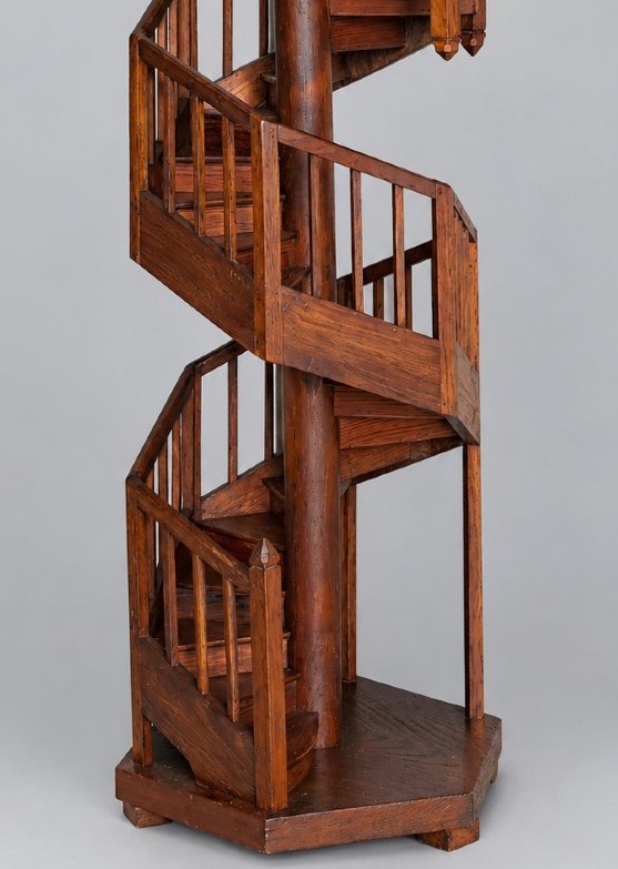 Escalier de maîtrise en bois compagnon -photo-4