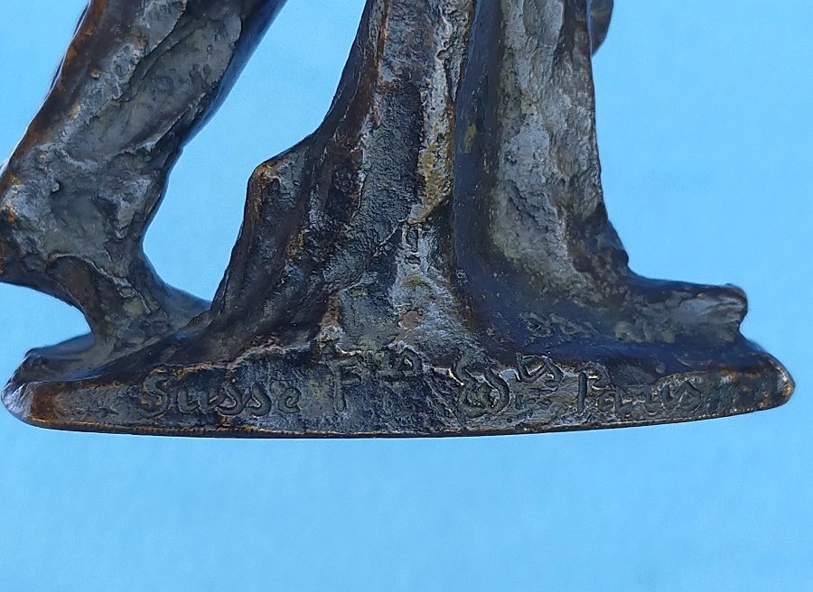 Aimé-jules Dalou (1838–1902), Lost-wax Casting, Sussé Brothers, Bronze, Man With A Shovel -photo-1