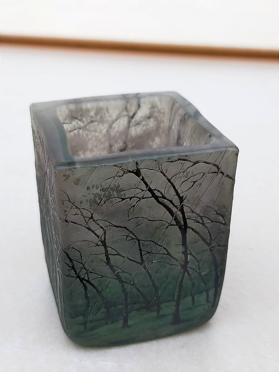 Daum Pluviose Miniature Vase -photo-4