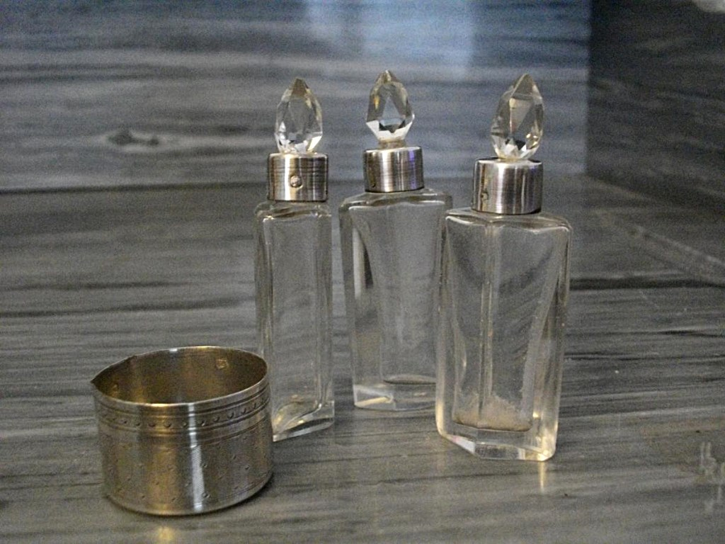 Petit Flacon De Parfum Argent Massif -photo-2