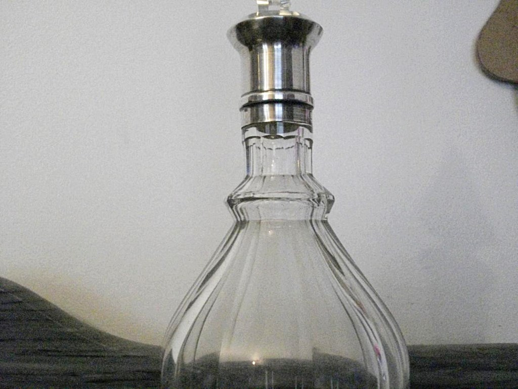 Crystal Carafe And Sterling Silver Nineteenth-photo-2