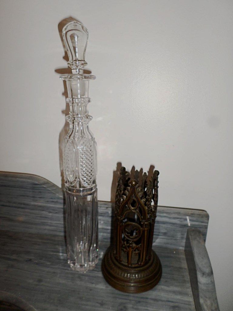 Bottle Neo Gothic Crystal And Bronze Nineteenth-photo-4