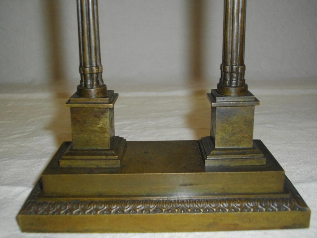 Petit Porte Montre N&eacute;ogothique En Bronze N&eacute;o Gothique-photo-4