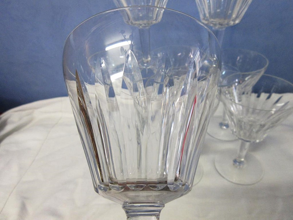 1Verres A Vin En Cristal De Baccarat-photo-3