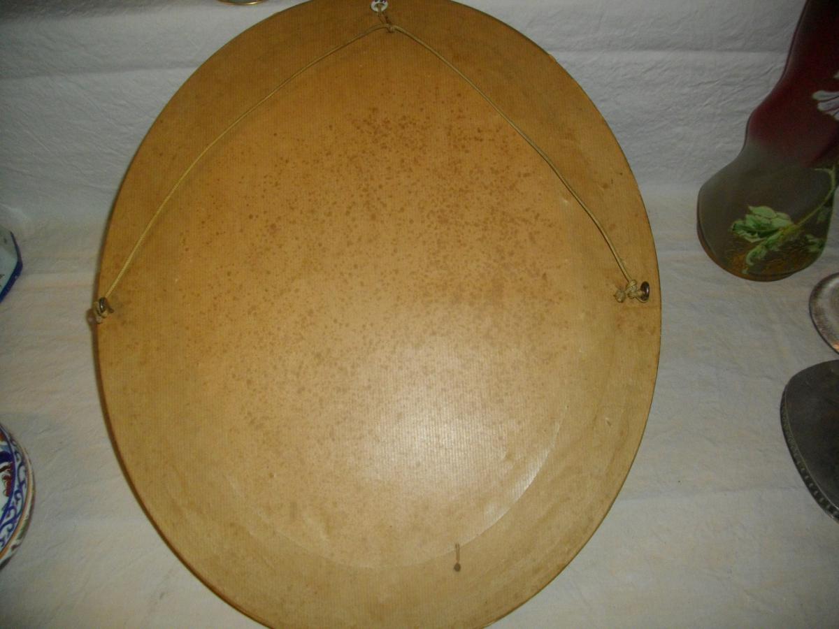 Dore Wood Frame Oval Glass Bomb-photo-2