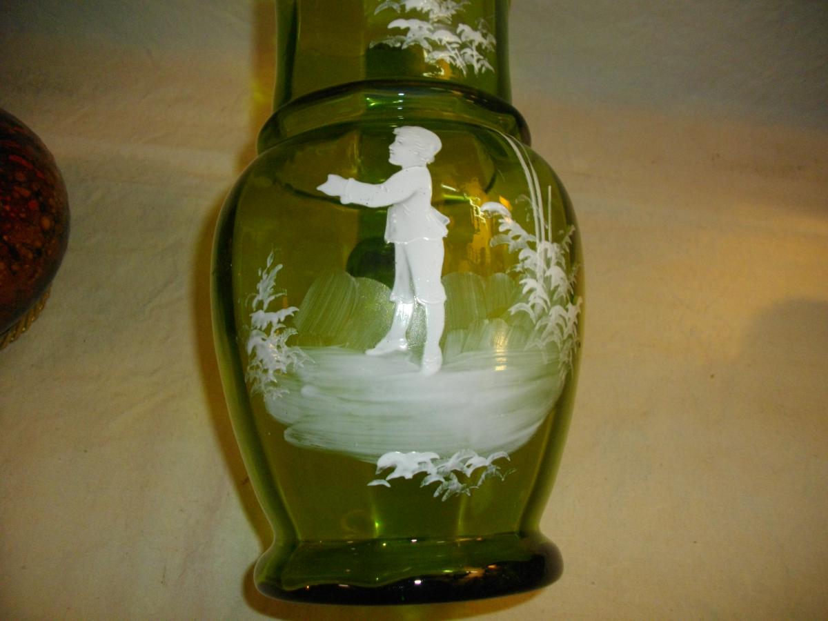 Pitcher Marie Gregorie Glass Enamel-photo-3