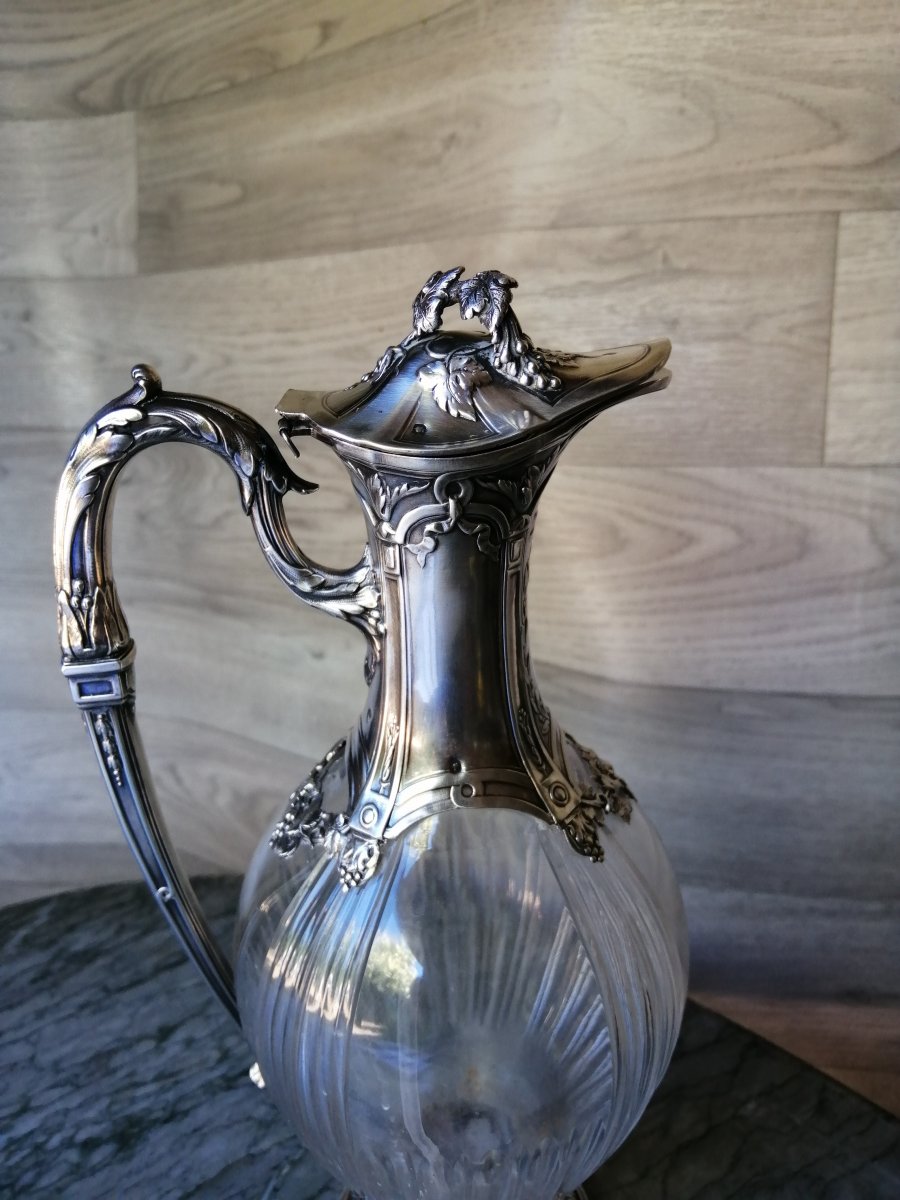 Large Sterling Silver Ewer-photo-2