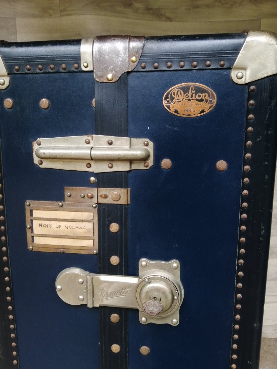 Trunk Travel Cabin Dellion Passage Jouffroy Paris-photo-2