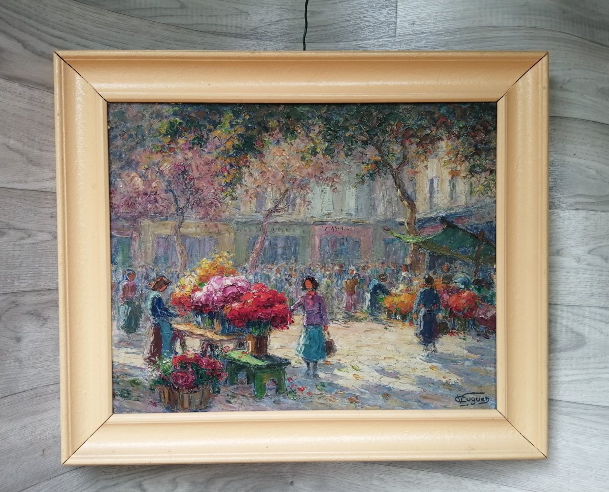 Toulon Flower Market Cour Lafayette Victor Louis Cugen-photo-2
