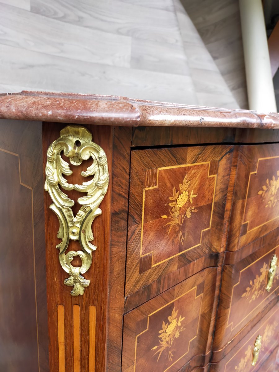 Faubourg St Antoine Paris Petite Commode Marqueterie -photo-3