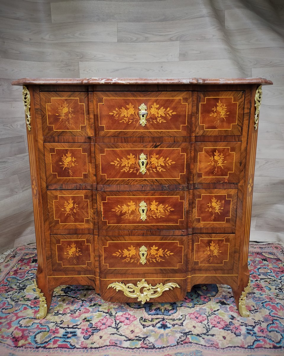Faubourg St Antoine Paris Petite Commode Marqueterie 
