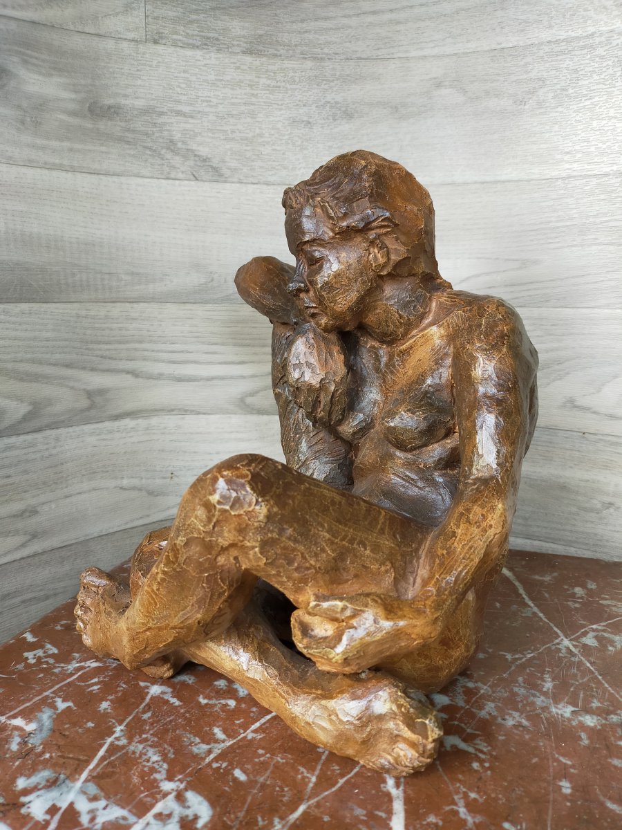 The Naked Young Woman In Terracotta