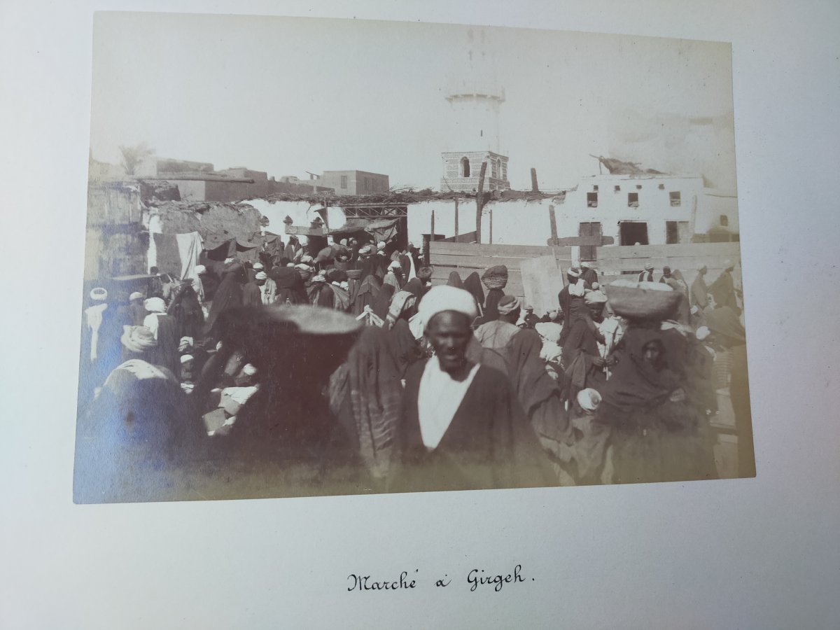 Voyage en Egypte 248 Photographies  Antoine B&eacute;ato Et Pascal Sebah   1891 Le Nil ,le caire pyramide-photo-8