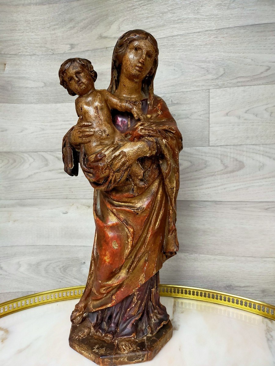 Vierge A l&#039;Enfant XVIII&egrave;me-photo-1