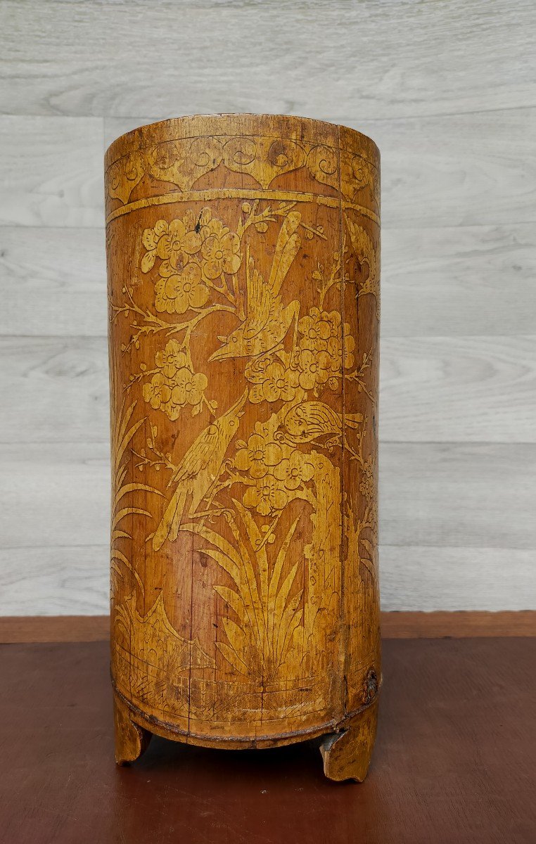 Asian Bamboo Brush Holder