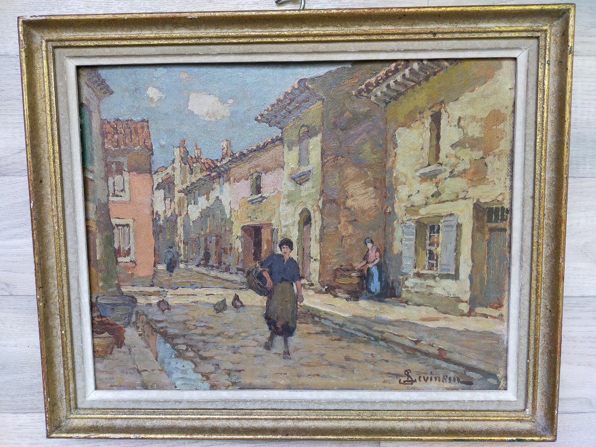 Les Martigues Sophus Theobald Levinsen (1869-1943) Provence-photo-1