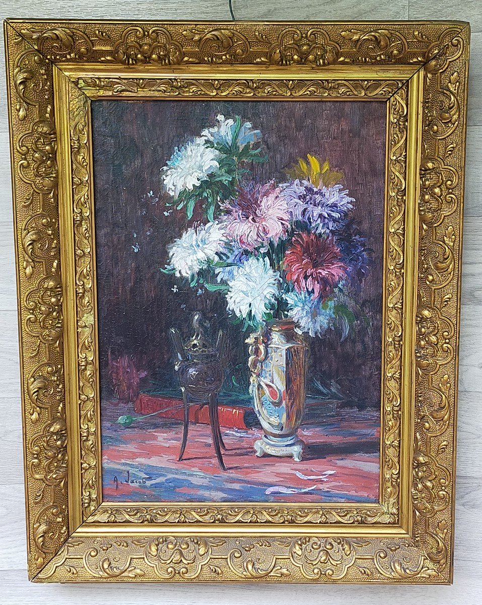 Alexandre Jacob Le Bouquet De Dahlia